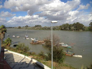 Estuario del Guadaquivir barquitos